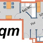 Strandhaus-nordseebrandung-fewo-d1-1 Apartmán *